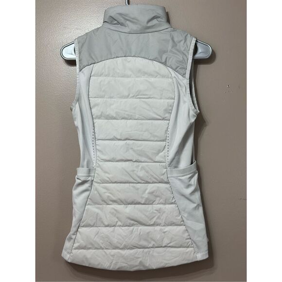 NWOT Lululemon Down For It All Light Ivory Goose Down Puffer Vest Women's 6US - Picture 10 of 10